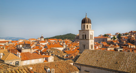 Fototapeta premium Aerial View on the Old City of Dubrovnik, Croatia