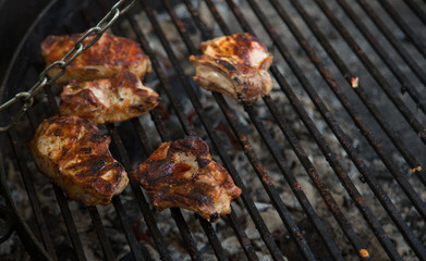 Ribs on the grill