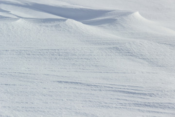 Natural raw snow capped textures