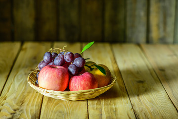 Still life with fruits