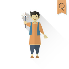 Diwali. Indian Festival Icon