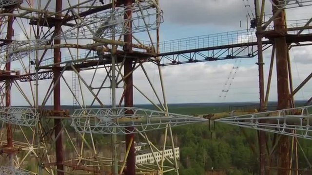 "Chernobyl-2" or Duga - Soviet over-the-horizon radar system used as part of the Soviet early-warning network. The Duga systems were extremely powerful.