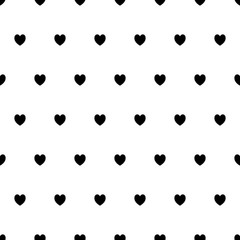 Seamless hearts pattern