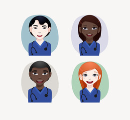  Nurse Avatars