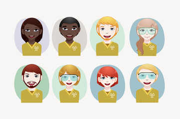 Medical personal with Protective suit