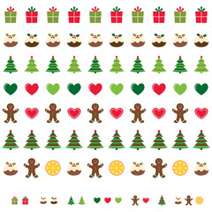 Christmas borders set