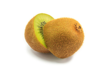 Kiwi Fruit isolated on white background