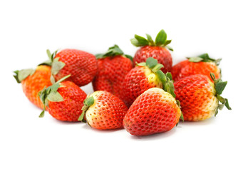 strawberry isolated on white background