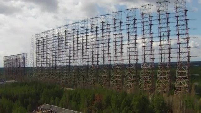 "Chernobyl-2" or Duga - Soviet over-the-horizon radar system used as part of the Soviet early-warning network. The Duga systems were extremely powerful.