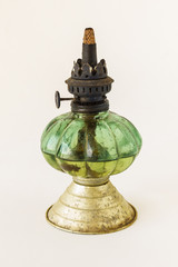 Fototapeta na wymiar Antique oil lamps
