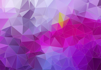 Violet abstract background consisting of angular shapes