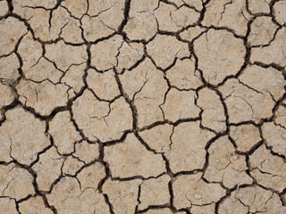 Cracked Ground, Earthquake Background, Texture