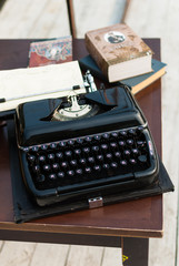 antique typewriter