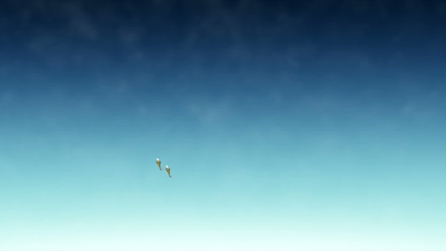 Heart Sky Clouds Cloudscape Shape Airplane Abstract Affection Background
