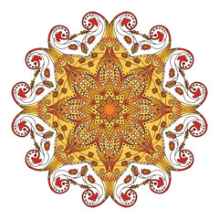 Bright ethnic mandala