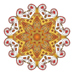 Bright ethnic mandala