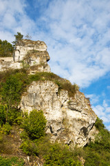 Felsen in Pottenstein, Oberfranken, Deutschland