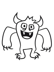 naughty naughty little comic cartoon monster