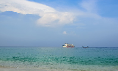 Boat in the sea.