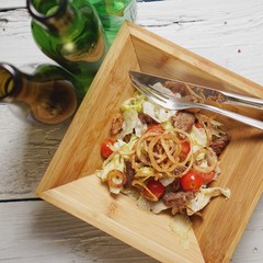 Теплый фермерский салат