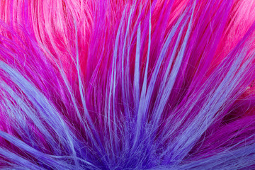colorful artificial hair texture