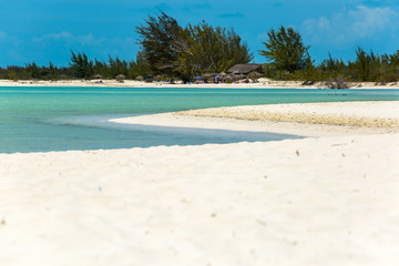 Tropical beach in Cayo Largo island