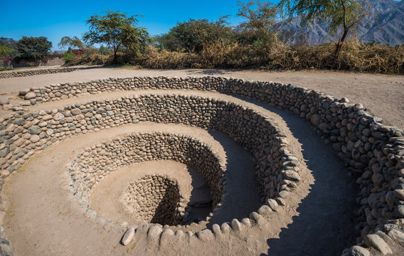 Cantalloc Aqueduct near Nazca, Peru