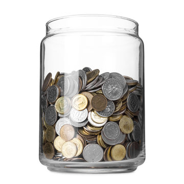 jar full of coins