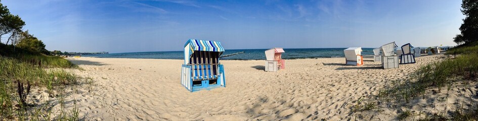 Panorama Strand in Boltenhagen / Ostsee