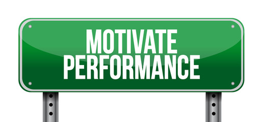 Motivate Performance road sign concept