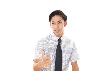 笑顔のビジネスマン