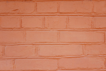 Orange brick wall background