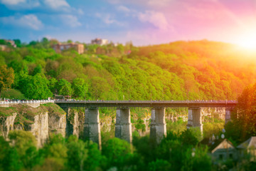 Old bridge in Kamianets Podilskyi