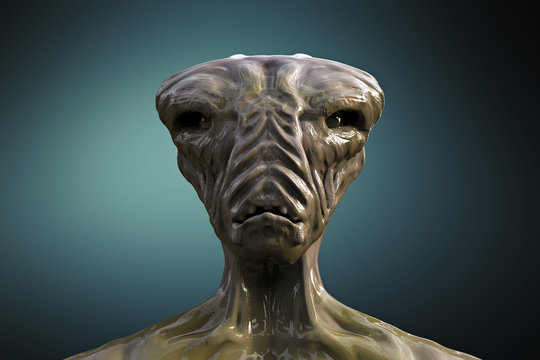 SCIFI alien portrait