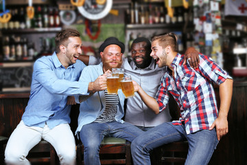 Young people in a bar