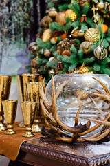 Christmas decoration in a hunting style