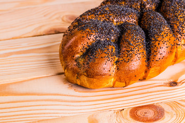 Different bread and bread slices. Food background.