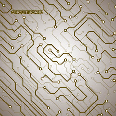 Circuit board. Vector illustration. Eps 10