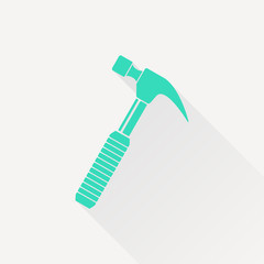 Vector hammer icon 