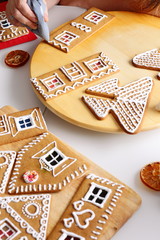 Making of gingerbread house