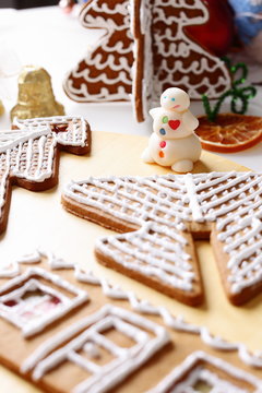 Making of gingerbread house
