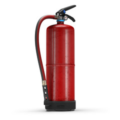 3d illustration of realistic Fire Extinguisher isolated on white background