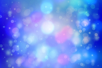Beautiful dreamy background with bokeh lights