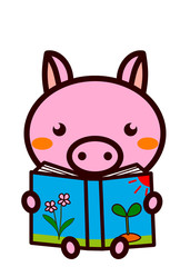 読書する動物シリーズ