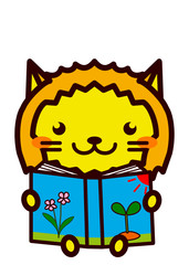 読書する動物シリーズ