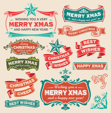 Collection of Christmas Vector Design Elements