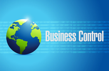 business control international sign concept