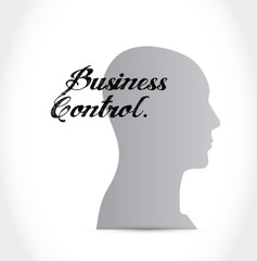 business control brain sign concept