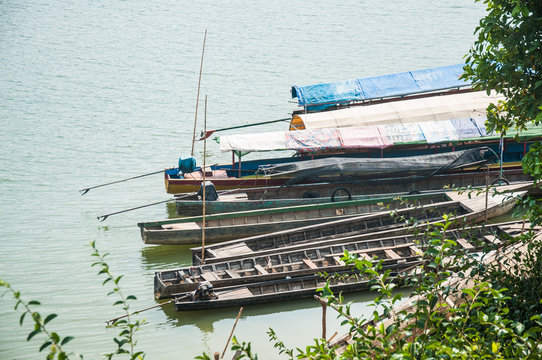 Boat in Makong river