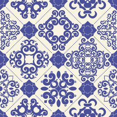 Oriental pattern tile. 
